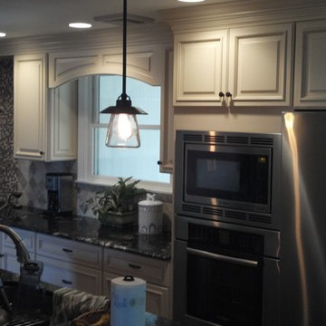Wellington Ivory and Cinnamon Kitchen and Hutch