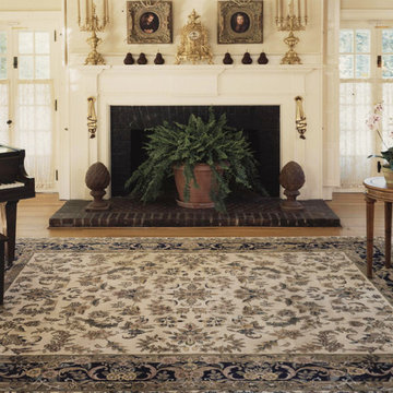 New Hope PA Bucks County Formal Living with Oriental Rug from Nejad Rugs
