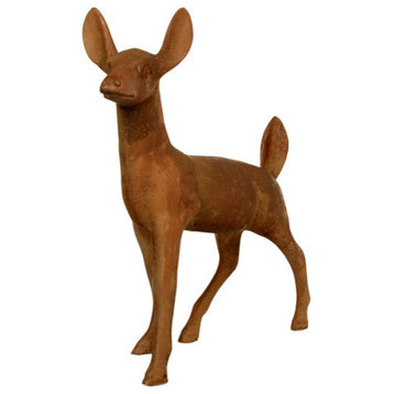 Doe Deer, Animal Garden Statue