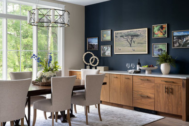 Dining room - transitional dining room idea in Indianapolis