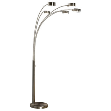 88" 5-Arch LED Tree Floor Lamp With Dimmer