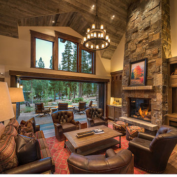 Timber Frame home lighting