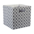 DII Polyester Cube Lattice Gray Square 11x11x11"