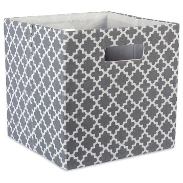 DII Polyester Cube Lattice Gray Square 11x11x11"
