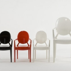 Kartell LouLou Ghost Chair, Set of Four - Kids Chairs