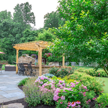 Backyard Patio and Putting Green