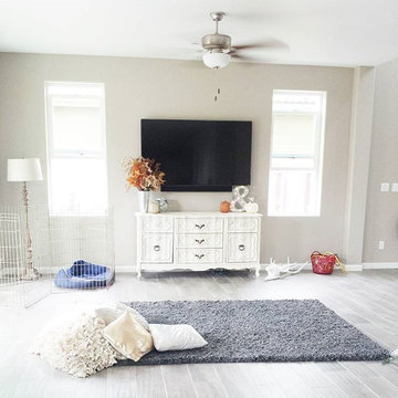 Beachy, Boho Farmhouse Gets Transformed With Woven Wood Shades