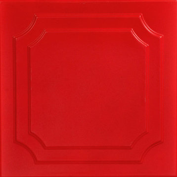 The Virginian, Styrofoam Ceiling Tile, 20"x20", #R08, Red