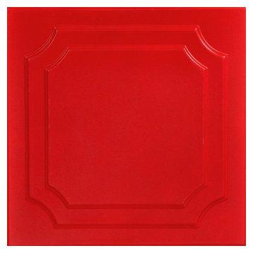 The Virginian, Styrofoam Ceiling Tile, 20"x20", #R08, Red