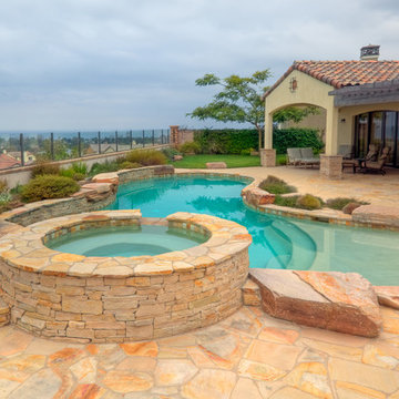 Lagoon Pool and Landscape - Carlsbad, CA