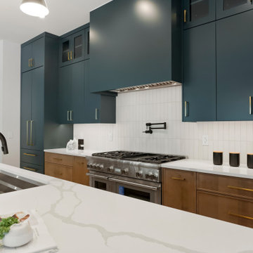 Saddleback Drive - Gorgeous Green & Maple Kitchen