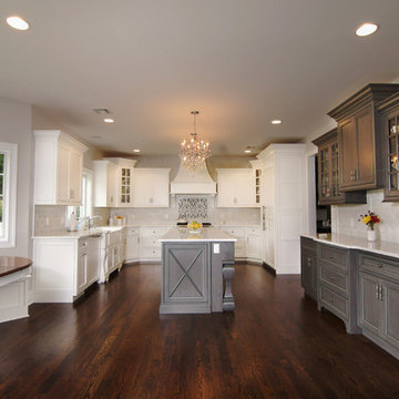 Transitional White Kitchen