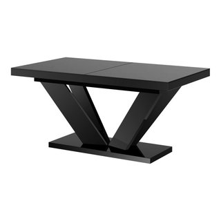 AVIV High Gloss Extendable Dining Table - Contemporary - Dining Tables ...