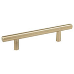 Amerock - Amerock Bar Pull Collection Cabinet Pull, Golden Champagne, 3-3/4" Center-to-Cen - The Amerock BP40516BBZ Bar Pulls 3-3/4 in (96 mm) Center-to-Center Pull is finished in Golden Champagne. Modern functionality meets straightforward styling. Simple. Bold. True. The sleek and sophisticated design of the Bar Pulls Collection makes a statement with clean lines and smooth textures. Warm and inviting without being brassy and featuring hints of silver in reflective light, this attractive hue elevates designs with enviable versatility. Use for a soft and elegant touch on lighter finishes or as a contrasting pop against darker finishes. Founded in 1928, Amerock's award-winning home solutions including decorative and functional cabinet hardware, bath accessories, decorative hooks and wall plates have built the company's reputation for chic design accessories that inspire homeowners to express their personal style. Amerock offers a variety of styles and finishes at affordable prices that add the perfect finishing touch to any room