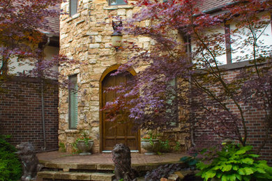 Eclectic exterior home photo in Chicago