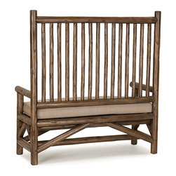 Rustic Deacon's Bench #1149  by La Lune Collection - Upholstered Benches