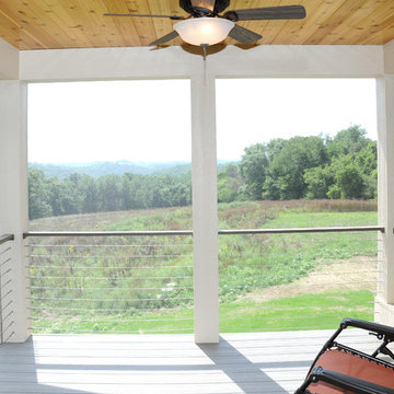 Private Second Story Covered Porch