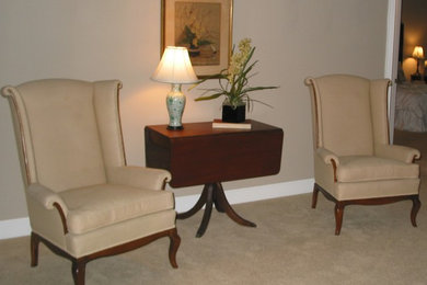 Elegant living room photo in Other