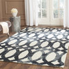 Safavieh Dip Dye Collection DDY675 Rug, Ivory/Graphite, 8'x10'