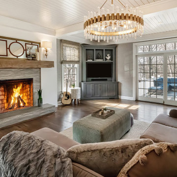 Westport Living Room Remodel with Book Nook