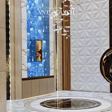 Majestic Fusion: Grand Entrance Foyer Redefines Ultra-Luxury Villa Experience