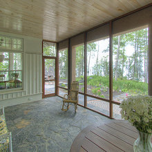 Screened in back porch