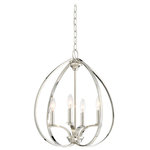 Minka-Lavery - Minka-Lavery Tilbury Four Light Pendant 4984-613 - Four Light Pendant from Tilbury collection in Polished Nickel finish. Number of Bulbs 4. Max Wattage 60.00. No bulbs included. No UL Availability at this time.
