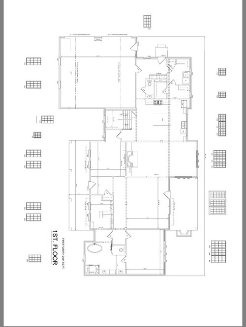 Powder room location