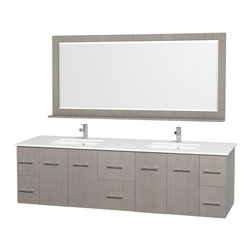 Gray Oak Bathroom Vanities - Bathroom Vanities And Sink Consoles