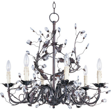 Elegante 6-Light Chandelier, Oil Rubbed Bronze