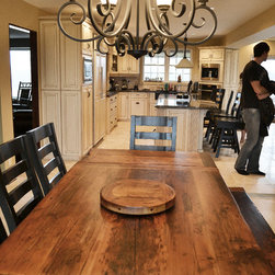 Reclaimed Wood Harvest Tables - Products
