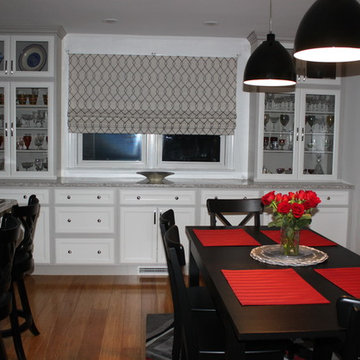 White and Gray Cabinets