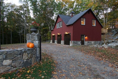 Traditional exterior home idea in New York