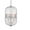 Luxury Colonial Chandelier, 9, Polished Chrome Finish