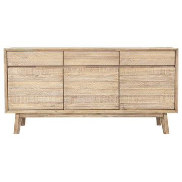 Gia 63" Wide 3-Drawer Sideboard