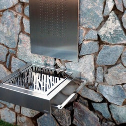 Contemporary Wall mounted Barbecue - Outdoor Cooking