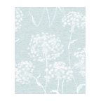 Carolyn Light Blue Dandelion Wallpaper Bolt