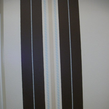 Painted Rope and Stripe Detail