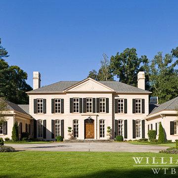 French Stucco Manor House
