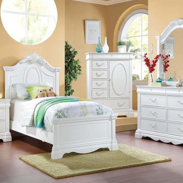 Estrella 5 PC Youth Bedroom Set | White
