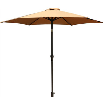 9' Pole Umbrella With Carry Bag, Taupe