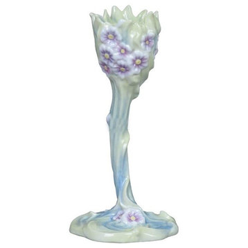 Violet Candle Holder, Others, Fine Porcelain