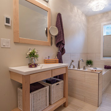 Transitional Attic Master Ensuite