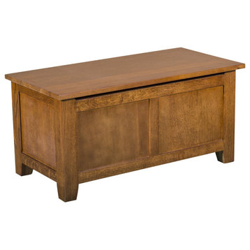 Crafters and Weavers Mission Solid Oak Trunk - Michael's Cherry (MC-A)