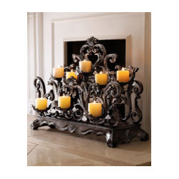 Ambella Fireplace Candelabrum - Home Decor