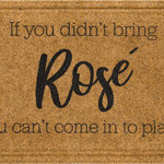 Mohawk Home - Mohawk Home Rose No Way Natural 1' 6" x 2' 6" Door Mat - The playful and humorous style of Mohawk Home's Rose No Way Doormat will have your guests smiling before they even come inside. The synthetic fibers have excellent scraping and wiping properties to help scrape dirt, debris, and absorb water from the bottom of shoes before it is tracked indoors. The durable faux coir does not shed and offers long lasting functionality year after year. Low-profile height offers ideal functionality for high traffic areas and in entryways as it will not obstruct doors from opening or closing. This doormat offers low maintenance upkeep - simply vacuum, shake out, or sweep off debris, spot clean with a solution of mild detergent and water. Do not bleach. Air dry. Dry flat.