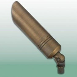 Cast Brass LED Bazooka II Directional Light - Light Bulbs