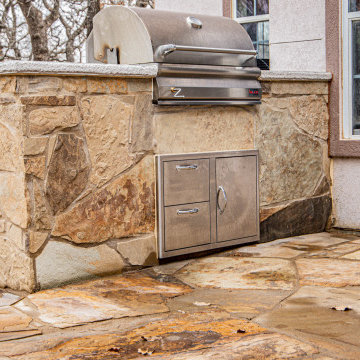 Flagstone patio