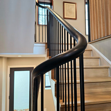 Project #115 | Staircase with Continuous Rail System Without Newels
