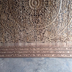 Teak wood carving panel - Products